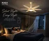 XUGA Velor F11A BLDC Ceiling Fan for Home | 1200mm Sweep | 320 RPM High Speed | 210 CMM Air Delivery | Remote Control with 6+Boost Speeds | 32W Energy Saving Motor | Silent Operation | 5 Year Warranty | White