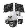 Cybernautt X20F 4G Sim Solar Security Camera, 16MP 4 Lens Outdoor CCTV Camera with 18X Optical Zoom, 3 Motorised PTZ, 355° Pan/90° Tilt, Motion Detection, 2-Way Talk, Night Vision, IP66 Waterproof, 16000mAh Battery