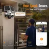 Cybernautt X20F 4G Sim Solar Security Camera, 16MP 4 Lens Outdoor CCTV Camera with 18X Optical Zoom, 3 Motorised PTZ, 355° Pan/90° Tilt, Motion Detection, 2-Way Talk, Night Vision, IP66 Waterproof, 16000mAh Battery