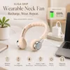 Xuga DRIP Wearable Neck Fan, Portable Rechargeable Neck Fan with 3 Speed Modes, 800mAh Battery, 5V USB Powered, Brushless Motor, Hands-Free Personal Cooling Fan for Indoor, Outdoor
