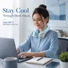 Xuga DRIP-S Wearable Neck Fan, Portable Rechargeable Neck Fan with 3 Speed Modes, 800mAh Battery, 5V USB Powered, Brushless Motor, Hands-Free Personal Cooling Fan for Indoor, Outdoor