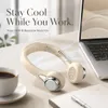 Xuga DRIP-B Wearable Neck Fan, Portable Rechargeable Neck Fan with 3 Speed Modes, 800mAh Battery, 5V USB Powered, Brushless Motor, Hands-Free Personal Cooling Fan for Indoor, Outdoor
