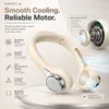 Xuga DRIP-B Wearable Neck Fan, Portable Rechargeable Neck Fan with 3 Speed Modes, 800mAh Battery, 5V USB Powered, Brushless Motor, Hands-Free Personal Cooling Fan for Indoor, Outdoor