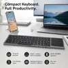 XUGA Driftboard 1 Akma Series Foldable Bluetooth Keyboard with Touchpad, 67 Keys Wireless Portable Keyboard, Bluetooth + 2.4G Dual Mode, USB Type-C Charging, Plug & Play Keyboard for Mobile, Tablet, Laptop & Computer