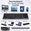 XUGA Driftboard 1 Akma Series Foldable Bluetooth Keyboard with Touchpad, 67 Keys Wireless Portable Keyboard, Bluetooth + 2.4G Dual Mode, USB Type-C Charging, Plug & Play Keyboard for Mobile, Tablet, Laptop & Computer