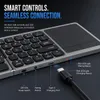 XUGA Driftboard 1 Akma Series Foldable Bluetooth Keyboard with Touchpad, 67 Keys Wireless Portable Keyboard, Bluetooth + 2.4G Dual Mode, USB Type-C Charging, Plug & Play Keyboard for Mobile, Tablet, Laptop & Computer