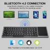 XUGA Driftboard 1 Akma Series Foldable Bluetooth Keyboard with Touchpad, 67 Keys Wireless Portable Keyboard, Bluetooth + 2.4G Dual Mode, USB Type-C Charging, Plug & Play Keyboard for Mobile, Tablet, Laptop & Computer