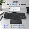 XUGA Driftboard 2 Akma Series Foldable Bluetooth Keyboard with Touchpad, 81 Keys Wireless Mini Keyboard for Mobile, Tablet, Laptop & Gaming, Portable Waterproof Keyboard
