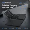 XUGA Driftboard 2 Akma Series Foldable Bluetooth Keyboard with Touchpad, 81 Keys Wireless Mini Keyboard for Mobile, Tablet, Laptop & Gaming, Portable Waterproof Keyboard