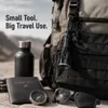 Xuga Photon Akma Series LED Flashlight, 2800 Lumens Rechargeable Torch Light, 20W Portable Flashlight with 80m Beam Distance, IP54 Outdoor Torch, Cool White Light for Camping, Hiking, Travel & Emergency Use