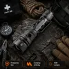 Xuga Darkbane Akma Series LED Flashlight, 2500 Lumens Rechargeable Tactical Torch Light, 30W Portable Flashlight with 80m Beam Distance, 6500K Bright White Light, IP54 Rated, 18650 Battery Compatible for Emergency, Camping, Hiking & Travel