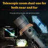Xuga Darkbane Akma Series LED Flashlight, 2500 Lumens Rechargeable Tactical Torch Light, 30W Portable Flashlight with 80m Beam Distance, 6500K Bright White Light, IP54 Rated, 18650 Battery Compatible for Emergency, Camping, Hiking & Travel