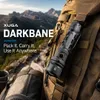 Xuga Darkbane Akma Series LED Flashlight, 2500 Lumens Rechargeable Tactical Torch Light, 30W Portable Flashlight with 80m Beam Distance, 6500K Bright White Light, IP54 Rated, 18650 Battery Compatible for Emergency, Camping, Hiking & Travel