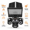 Cybernautt X18S 18MP Triple Lens 4G Sim Solar Security Camera with Solar Street Light, Dual Solar Charging, 3 Motorised PTZ, 355° Rotation, 90° Tilt, 10x Zoom, Night Vision, 2 Way Talk, Motion Detection, IP66 Waterproof, SD Card & Cloud Storage