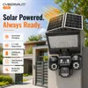 Cybernautt X18S 18MP Triple Lens 4G Sim Solar Security Camera with Solar Street Light, Dual Solar Charging, 3 Motorised PTZ, 355° Rotation, 90° Tilt, 10x Zoom, Night Vision, 2 Way Talk, Motion Detection, IP66 Waterproof, SD Card & Cloud Storage