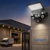 Cybernautt X18S 18MP Triple Lens 4G Sim Solar Security Camera with Solar Street Light, Dual Solar Charging, 3 Motorised PTZ, 355° Rotation, 90° Tilt, 10x Zoom, Night Vision, 2 Way Talk, Motion Detection, IP66 Waterproof, SD Card & Cloud Storage