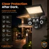 Cybernautt X18S 18MP Triple Lens 4G Sim Solar Security Camera with Solar Street Light, Dual Solar Charging, 3 Motorised PTZ, 355° Rotation, 90° Tilt, 10x Zoom, Night Vision, 2 Way Talk, Motion Detection, IP66 Waterproof, SD Card & Cloud Storage