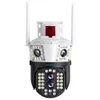 Cybernautt Z6F 8MP Dual Lens WiFi CCTV Camera, 4MP+4MP HD Security Camera with 355° Pan & 90° Tilt, Two-Way Audio, Full Color Night Vision, AI Human Motion Detection, TF Card & Cloud Storage