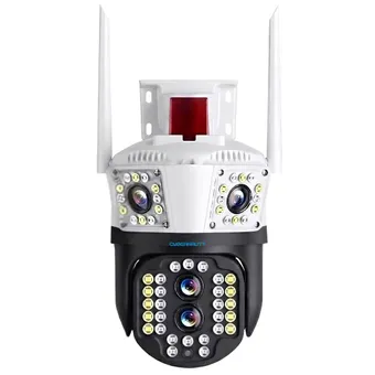 Cybernautt Z6F 8MP Dual Lens WiFi CCTV Camera, 4MP+4MP HD Security Camera with 355° Pan & 90° Tilt, Two-Way Audio, Full Color Night Vision, AI Human Motion Detection, TF Card & Cloud Storage