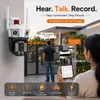 Cybernautt Z6F 8MP Dual Lens WiFi CCTV Camera, 4MP+4MP HD Security Camera with 355° Pan & 90° Tilt, Two-Way Audio, Full Color Night Vision, AI Human Motion Detection, TF Card & Cloud Storage