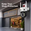 Cybernautt Z6F 8MP Dual Lens WiFi CCTV Camera, 4MP+4MP HD Security Camera with 355° Pan & 90° Tilt, Two-Way Audio, Full Color Night Vision, AI Human Motion Detection, TF Card & Cloud Storage