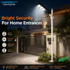 Cybernautt Helio SL26-90 90W Solar Powered LED Flood Light - 5000K Daylight, 12000mAh Battery, IP65 Waterproof for Outdoor Garden, Yard, and Security Lighting
