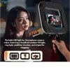 Cybernautt CS11S Square LED Video Light, 20W Bi-Color 3200K-7800K Dimmable Photography Studio Light, 5V Switch Control Panel Light