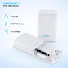 Cybernautt 30W 4 Port 10/100Mbps Wall Mounted PoE Extender Repeater Device, POE-EX1C4-30