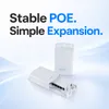 Cybernautt 30W 4 Port 10/100Mbps Wall Mounted PoE Extender Repeater Device, POE-EX1C4-30