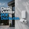 Cybernautt 30W 4 Port 10/100Mbps Wall Mounted PoE Extender Repeater Device, POE-EX1C4-30