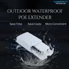 Cybernautt 60W 4 Port 10/100Mbps Wall Mounted PoE Extender Repeater Device, POE-EX1C4-60