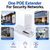 Cybernautt 60W 4 Port 10/100Mbps Wall Mounted PoE Extender Repeater Device, POE-EX1C4-60