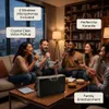 Cybernautt Boombest LN1016 80W Bluetooth Speaker, Dual-Channel Freestanding Wireless Speaker, Battery Powered with 85 dB Powerful Sound Output