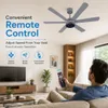 XUGA Jovian F6G Premium Smart 1200mm, BEE 5-star BLDC fan,6 Blade,Remote Ceiling fan for Home, 100% Copper Motor,Energy Saving, High Air Delivery,LED(5 Year Warranty)