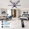 XUGA Jovian F6G Premium Smart 1200mm, BEE 5-star BLDC fan,6 Blade,Remote Ceiling fan for Home, 100% Copper Motor,Energy Saving, High Air Delivery,LED(5 Year Warranty)