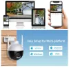 Cybernautt X9K 2MP Full HD Smart Wi-Fi Camera with Motion Detect, Alarm, Two Way Audio, Weatherproof, SD Support & Cloud Recording Options