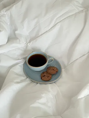 Heem Decor | Wave | Mist Blue Ceramic Coffee Cup & Snack Saucer Set