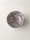Heem Decor | Mosaic | Navy & Red Footed Ceramic Ramen Bowl