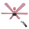 XUGA Jovian F6L Premium Smart 1200mm, BEE 5-star BLDC fan,6 Blade,Remote Ceiling fan for Home, 100% Copper Motor,Energy Saving, High Air Delivery, Aesthetic LED Light (Pink) (5 Year Warranty)