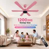 XUGA Jovian F6L Premium Smart 1200mm, BEE 5-star BLDC fan,6 Blade,Remote Ceiling fan for Home, 100% Copper Motor,Energy Saving, High Air Delivery, Aesthetic LED Light (Pink) (5 Year Warranty)