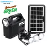 Cybernautt Quaz SL027 Portable Solar Power System – 30W Multi-Function Emergency Generator with AM/FM Radio, Bluetooth Speaker & LED Light – 1500mAh Battery, 6V 3.3W Solar Panel (AC/Solar Charging)
