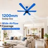 XUGA Jovian F6H Premium Smart 1200mm, BEE 5-star BLDC fan,6 Blade,Remote Ceiling fan for Home, 100% Copper Motor,Energy Saving, High Air Delivery, Aesthetic LED Light (BLUE) (5 Year Warranty)