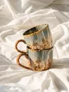 Heem Decor | Terra | Marbled Ceramic Tea Cup Set of 2