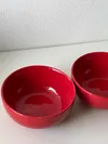 Heem Decor | Poppy | Red Ceramic Snack Bowl Set of 2