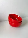 Heem Decor | Poppy | Red Ceramic Snack Bowl Set of 2