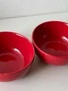 Heem Decor | Poppy | Red Ceramic Snack Bowl Set of 2