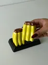 Heem Decor | Banana | Yellow Ceramic Salt & Pepper Shaker Set with Tray