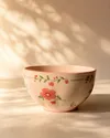 Heem Decor | Rosie | Pink Floral Ceramic Salad Bowl