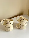 Heem Decor | Kitty Cat | Cream Ceramic Cat Mug