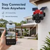 Cybernautt X18I 18MP Triple-Lens 4G Solar Security Camera | 6MP+6MP+6MP | 12000mAh Battery | Color Night Vision | Two-Way Audio | 355° Pan 90° Tilt | IP66 Outdoor CCTV Camera | All Lens Operated with Mobile App
